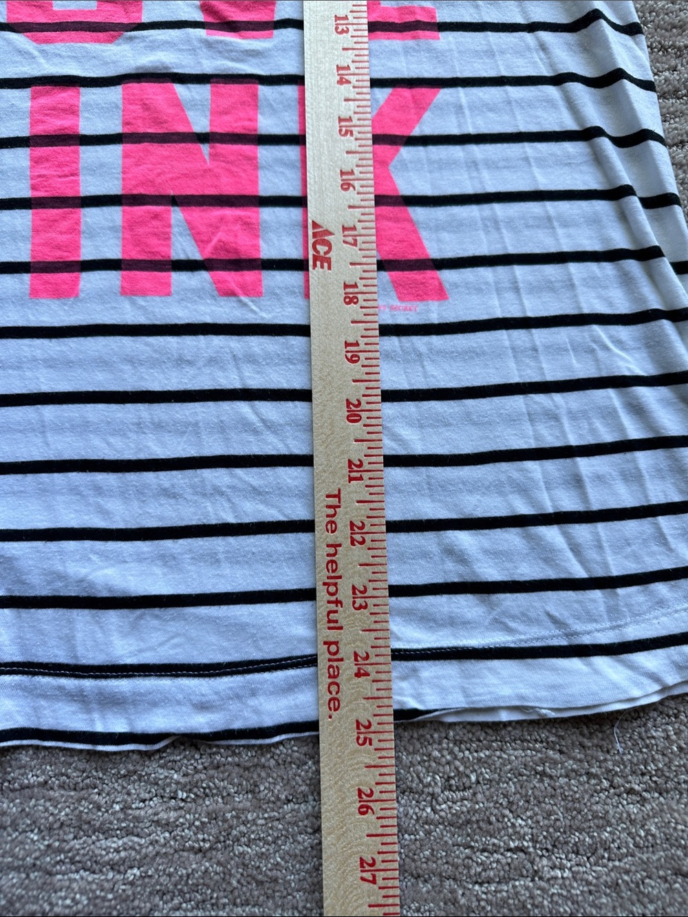 PINK Striped Racerback Tank - Picture 3 of 6